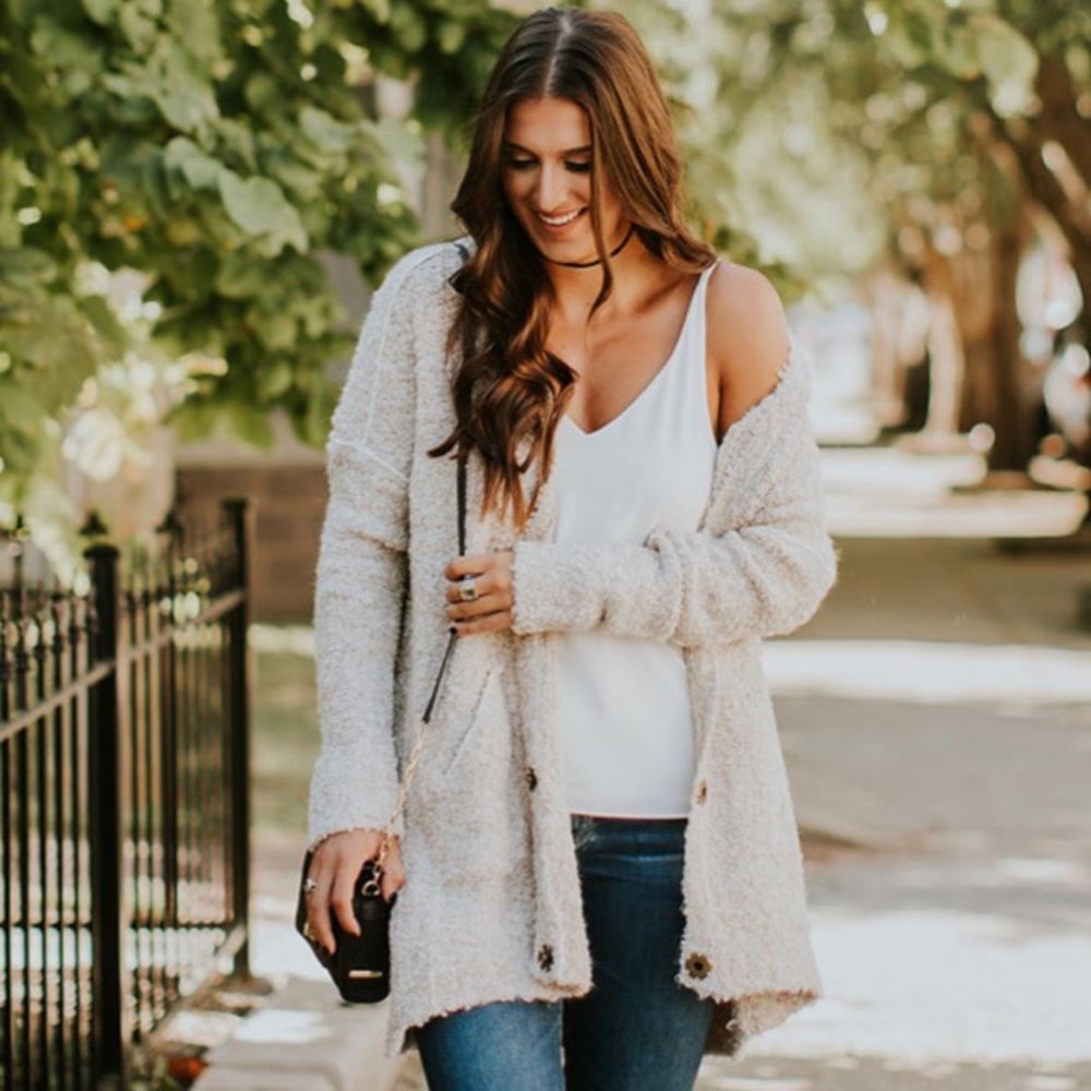 Free People Boucle Knit Cardi | Free People Cardigan
